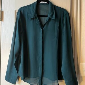 Abercrombie & Fitch Sheer Button Down